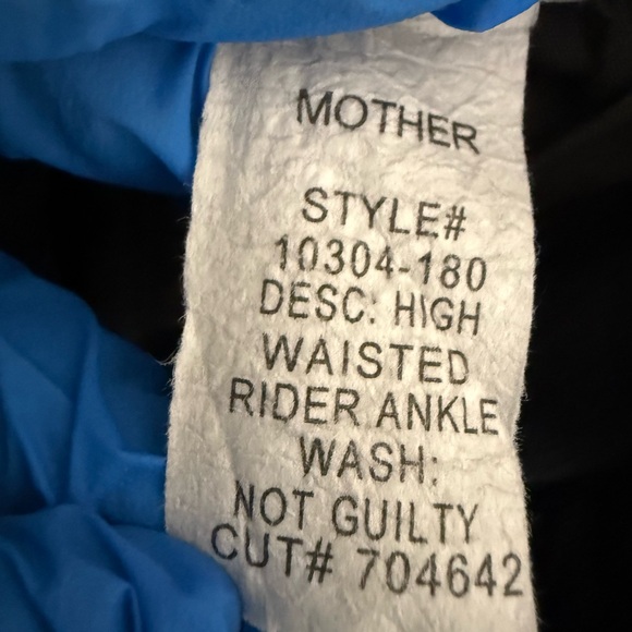 MOTHER ◾️Not Guilty🌑 High Waist Rider Ankle Jeans - Picture 8 of 12